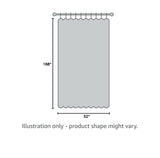 Blackout Extra Long Curtain 14ft Length,Triple Weave Energy Saving Thermal In...