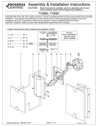 Progress Lighting LED Alabaster Stone Brushed Nickel ADA Wall Sconce 8.50x8.0...