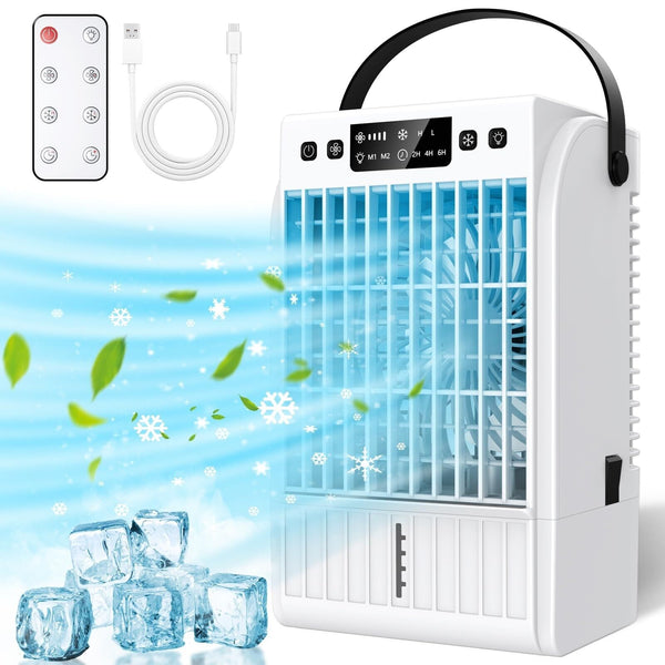 Portable Air Conditioners, 4 Wind Speeds 1500 ML Quiet Portable AC with Remot...