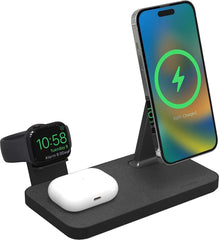 iPhone Charger - Fuel - Foldable 3-in-1 Wireless Charging Station w/ 45W Wall...