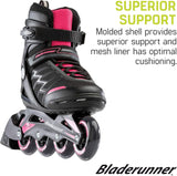 Rollerblade Women's Advantage Pro Xt Skates 6, Black/Pink