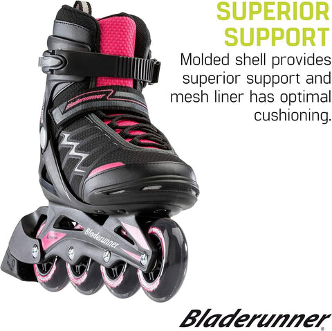 Rollerblade Women's Advantage Pro Xt Skates 6, Black/Pink