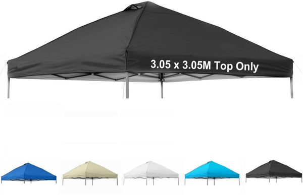 10x10 Canopy Replacement Top Cover,Pop Up Canopy Tent Top with Air Vent Ropes...