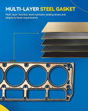 PHILTOP HS9915PT Head Gasket Set Compatible with Civic 1992-1995, Civic del S...