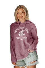 Blue 84 Women's NCAA Officially Licensed Hooded Sweatshirt Burnout Vintage Sc...