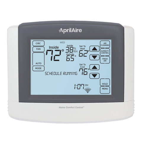 AprilAire 8910W Wi-Fi Programmable Touchscreen Thermostat with IAQ Control; A...