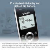 VTech VS113-5 Extended Range 5 Handset Cordless Phone for Home with Call Bloc...