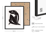 HAUS AND HUES - Set of 6 Matisse Art Prints and Picasso Posters, Black Framed...