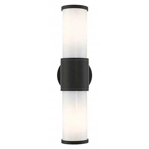 Livex Lighting 2 Lt Textured Black Outdoor ADA Wall Lantern,79322-14