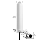 Peplink Cellular & WiFi Antenna Maritime 20G | LTE Connectivity 2x2 MIMO Dual...