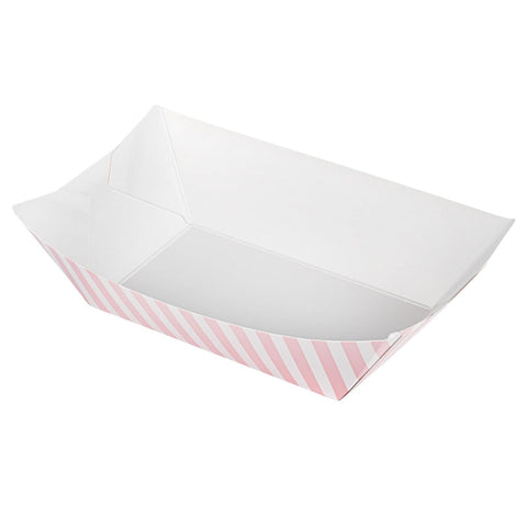 Restaurantware Bio Tek 1 Pound Food Boats 200 Disposable Paper Food Trays - H...