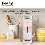 Keurig K-Mini Single Serve K-Cup Pod 6 to 12 oz. Brew Sizes, Dusty Rose