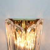 Modern Crystal Wall Sconce Light Fixture 2-Light Gold Sconces Wall Lighting I...