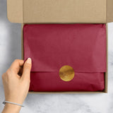 Jillson Roberts Bulk 20 x 30 Inches Recycled Tissue, Burgundy, 480 Unfolded S...