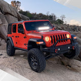 23 Inch 144W LED Light Bar White/Amber Flasing Strobe Light with Six Modes Dr...