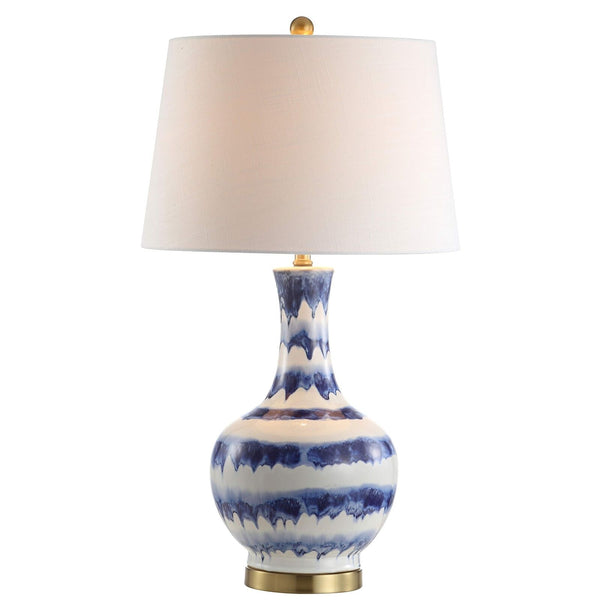 JONATHAN Y JYL3054B Tucker 30.5" Ceramic/Metal LED Table Lamp Contemporary Tr...