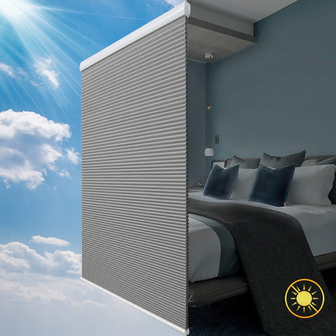 Blackout Cellular Shades Cordless Blinds Window Shades for Home, 45W x 64H, C...