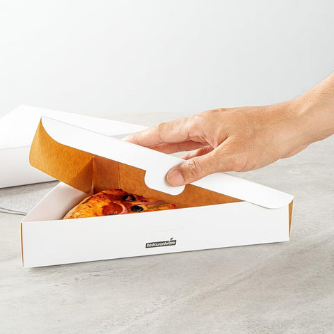 Restaurantware Eco Pie 9.3 x 10.3 x 1.8 Inch Pizza Slice Boxes 100 Clamshell ...