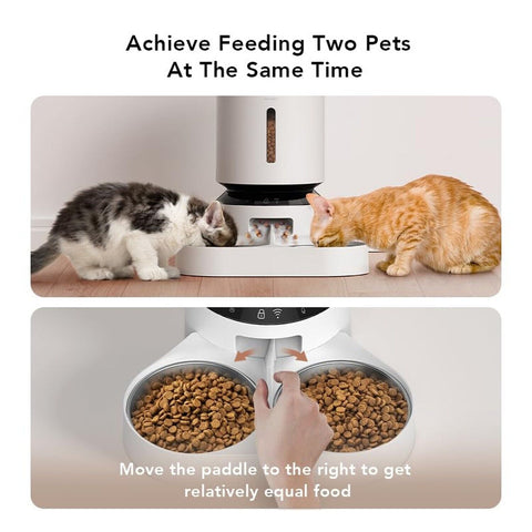 PETLIBRO Automatic Cat Feeder, 5G WiFi Pet Feeder for Two Cats or Dogs with R...