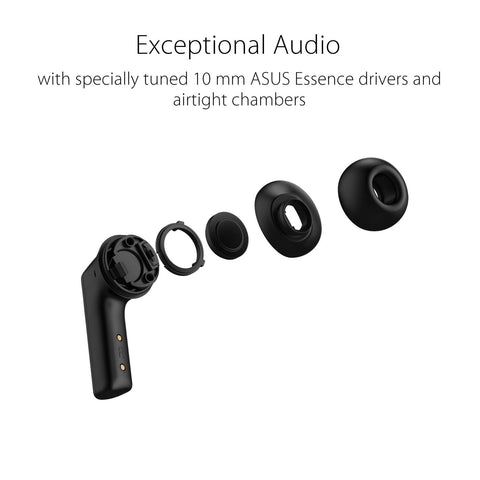 ASUS ROG Cetra True Wireless Gaming Earbuds, Low-Latency Bluetooth Earbuds, A...