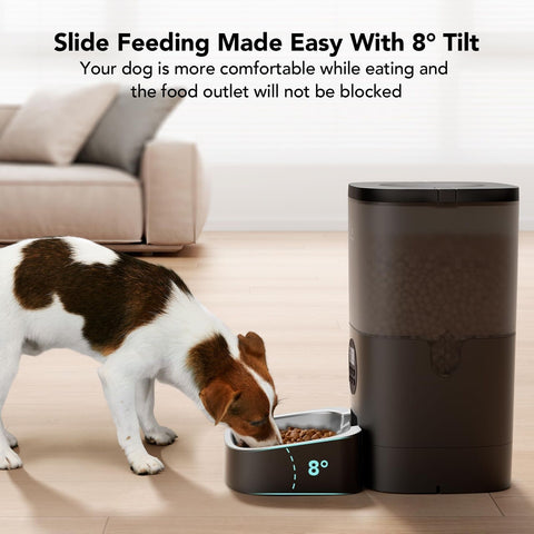 PETLIBRO Automatic Dog Feeder, 6L Dog Food Dispenser with Timer Interactive V...