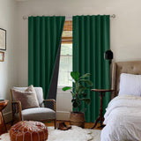 BGment 100% Thermal Insulated Blackout Curtains 90 Inches Long with Liner, Ro...