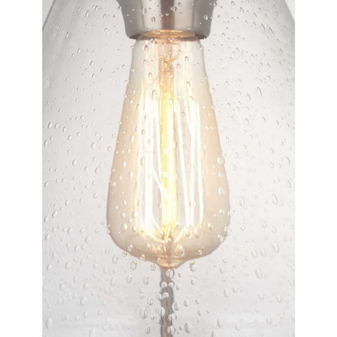 Progress Lighting Range Collection 1-Light Clear Seeded Glass Coastal Pendant...