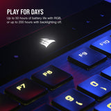 Corsair K100 AIR Wireless RGB Mechanical Gaming Keyboard - Ultra-Thin, Sub-1m...