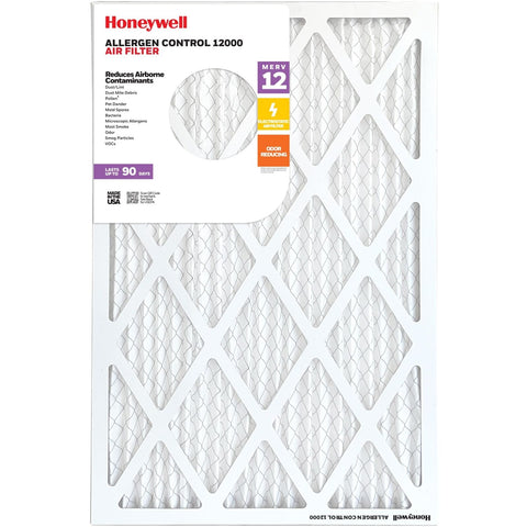 Honeywell 16x25x1 MERV 12 Electrostatic Pleated HVAC AC Furnace Air Filter (1...