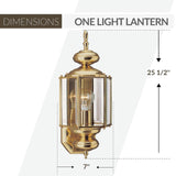 Sea Gull Lighting 8510-02 Classico Outdoor Wall Lantern Outside Fixture, 25.5...