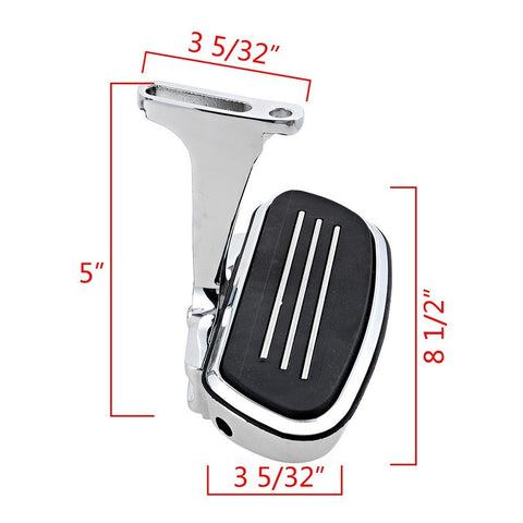 Chrome Streamliner Passenger Footboard Floor Board Mount Kit Compatible with ...