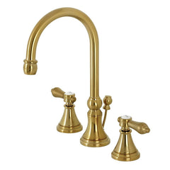 Kingston Brass KS2987BAL Heirloom Widespread Bathroom Faucet, 13.63 x 6.31 x ...