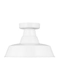 Generation Lighting 1-Light Barn Light Outdoor Ceiling Lamp White 7837401-15,...