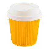 Restaurantware 4 Ounce Ripple Insulated Coffee Cups 500 Double Wall Corrugate...