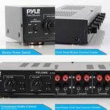 Pyle 6 Channel Speaker Selector Switch - Multi Zone A B Black