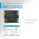 Proscenium PR-LOC2.4 Line Output Converter: Integrate Aftermarket Amplifier w...