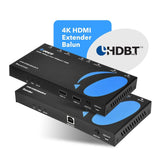 OREI 4K HDMI Extender Balun- HDBaseT UltraHD 4K 60Hz 4:4:4 over Single CAT5e/...