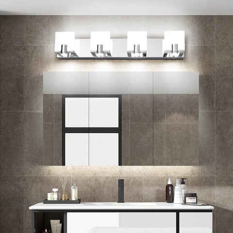 SOLFART Dimmable Vanity Light Fixtures Bathroom Lighting Over Mirror Modern S...