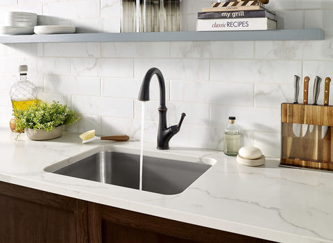 Pfister Tamera Kitchen Faucet with Pull Down Sprayer and Soap Dispenser, Sing...