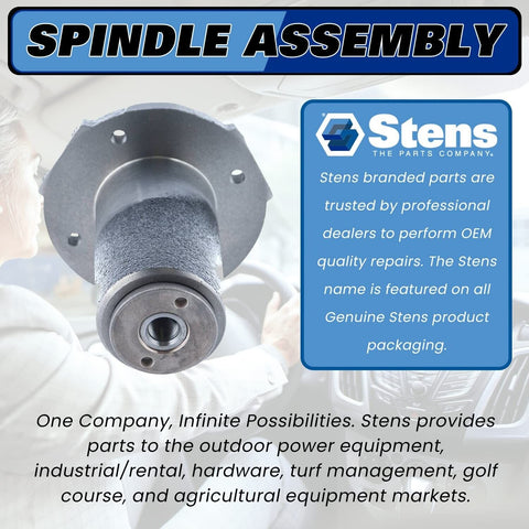 Stens 285-300 Mower Spindle Assembly, Fits Zero Turn Lawn Mower and Lawn Swee...