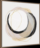 Amanti Art Framed Canvas Wall Art 30x30 Ring of Gold I by PI Studio, Framed W...