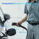 Tesla to J1772 Adapter, J1772 EVs Charging Adapter, Max 48 Amp & 250V, Compat...