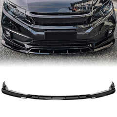 Front Lip Spoiler Compatible with 2016-2021 Honda Civic Sedan 10th Gen Front ...