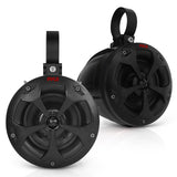 Pyle 4" Off-Road Bluetooth Waterproof Speakers -800W Peak Power Amplified Spe...