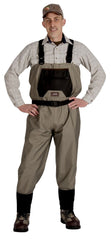 Caddis Men's Affordable Breathable Stocking Foot Wader Large Long Light Green