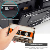 PyleUsa Dual Cassette Deck | Music Recording Device with RCA Cables | Removab...