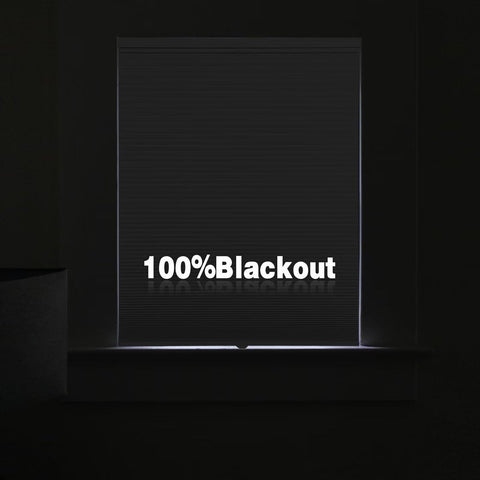 Changshade Blackout Cellular Shades Cordless, Top Down Bottom Up Blinds for W...