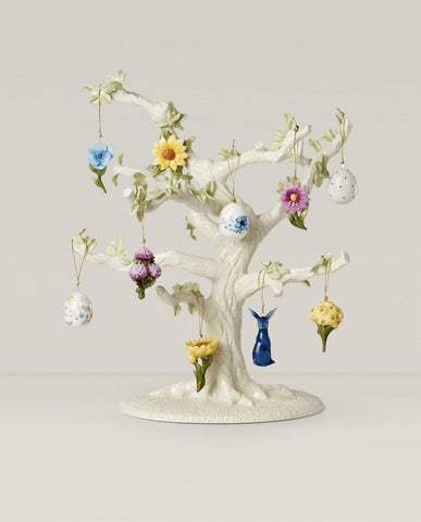 Lenox 893394 Floral Easter 10-Piece Ornament & Tree Set