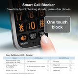 AT&T BL102-3 DECT 6.0 3-Handset Cordless Phone for Home with Answering Machin...