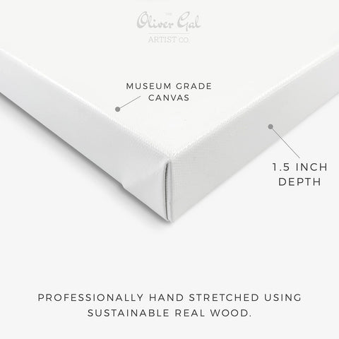 The Oliver Gal Artist Co. Abstract Wall Art Canvas Prints 'Stood Still and Wo...
